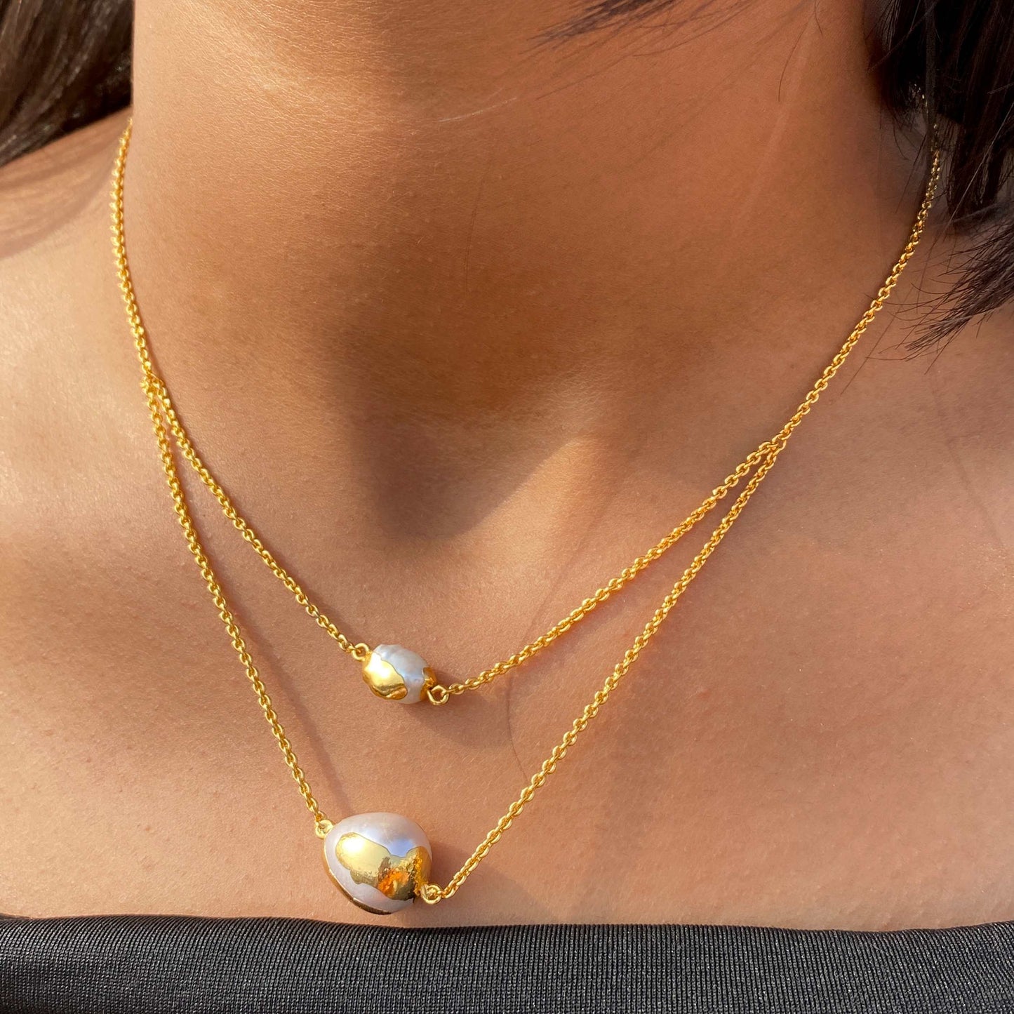 Pearl Doublet Neckchain